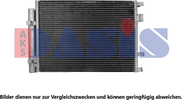 AKS Dasis 512104N - Condenser, air conditioning car-mod.net
