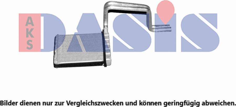 AKS Dasis 099028N - Heat Exchanger, interior heating car-mod.net