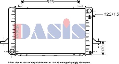 AKS Dasis 090420N - Radiator, engine cooling car-mod.net
