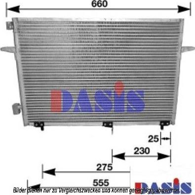 AKS Dasis 092420N - Condenser, air conditioning car-mod.net