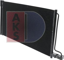 AKS Dasis 092053N - Condenser, air conditioning car-mod.net