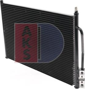 AKS Dasis 092006N - Condenser, air conditioning car-mod.net