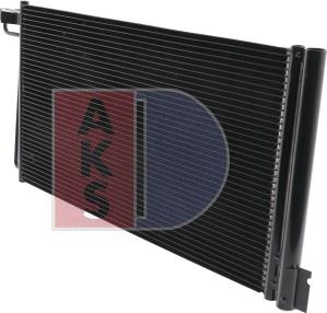 AKS Dasis 092074N - Condenser, air conditioning car-mod.net
