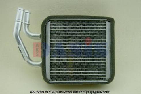 AKS Dasis 049003N - Heat Exchanger, interior heating car-mod.net