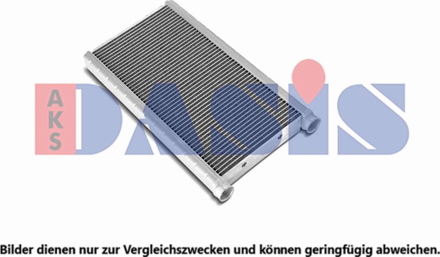 AKS Dasis 049024N - Heat Exchanger, interior heating car-mod.net