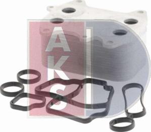 AKS Dasis 046051N - Oil Cooler, engine oil car-mod.net