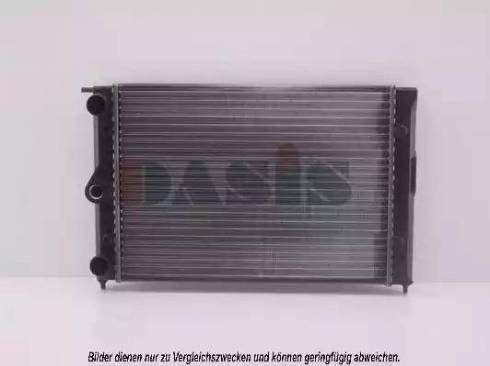 AVA VW2039 - Radiator, engine cooling car-mod.net