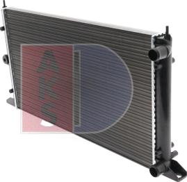 AKS Dasis 040470N - Radiator, engine cooling car-mod.net