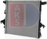 AKS Dasis 040057N - Radiator, engine cooling car-mod.net