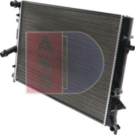 AKS Dasis 040019N - Radiator, engine cooling car-mod.net