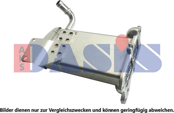 AKS Dasis 040081N - Cooler, exhaust gas recirculation car-mod.net