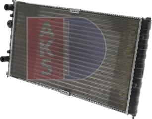 AKS Dasis 040038N - Radiator, engine cooling car-mod.net