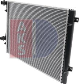 AKS Dasis 040025N - Radiator, engine cooling car-mod.net