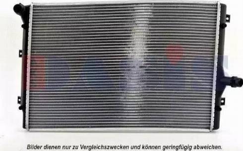 AVA VW2208 - Radiator, engine cooling car-mod.net