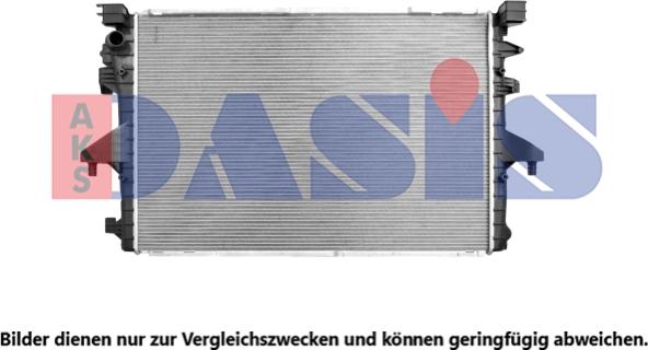 AKS Dasis 040108N - Radiator, engine cooling car-mod.net