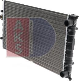 AKS Dasis 040780N - Radiator, engine cooling car-mod.net