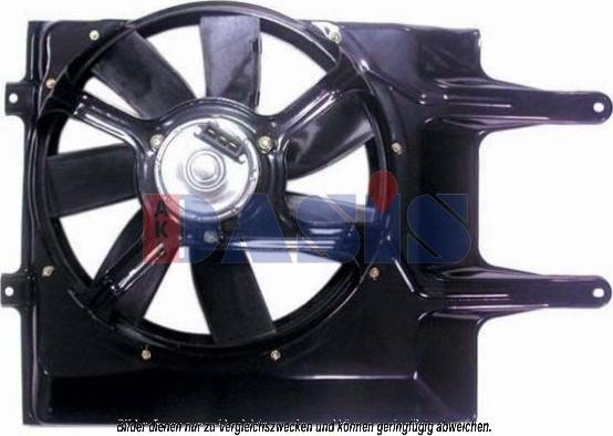 AKS Dasis 048084N - Fan, radiator car-mod.net