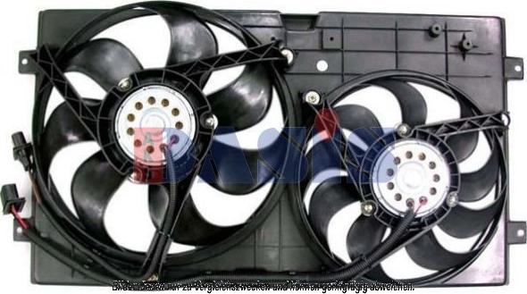 AKS Dasis 048036N - Fan, radiator car-mod.net