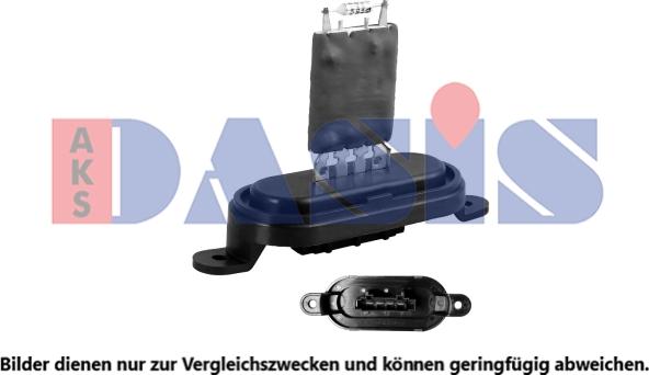 AKS Dasis 048142N - Resistor, interior blower car-mod.net
