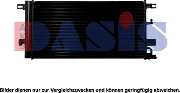 AKS Dasis 042042N - Condenser, air conditioning car-mod.net