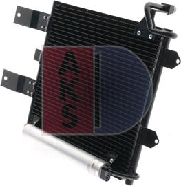 AKS Dasis 042001N - Condenser, air conditioning car-mod.net