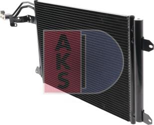 AKS Dasis 042008N - Condenser, air conditioning car-mod.net