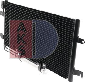 AKS Dasis 042007N - Condenser, air conditioning car-mod.net