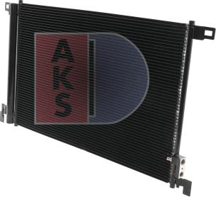 AKS Dasis 042035N - Condenser, air conditioning car-mod.net