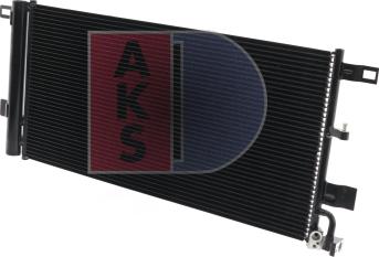AKS Dasis 042033N - Condenser, air conditioning car-mod.net