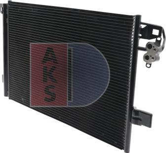 AKS Dasis 042024N - Condenser, air conditioning car-mod.net