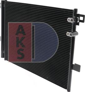 AKS Dasis 042028N - Condenser, air conditioning car-mod.net