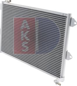 AKS Dasis 042340N - Condenser, air conditioning car-mod.net