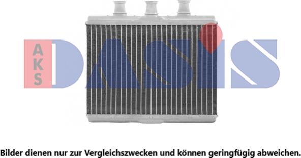 AKS Dasis 059002N - Heat Exchanger, interior heating car-mod.net