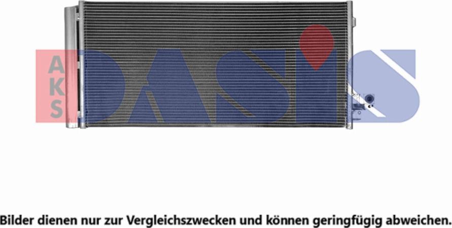 AKS Dasis 052041N - Condenser, air conditioning car-mod.net