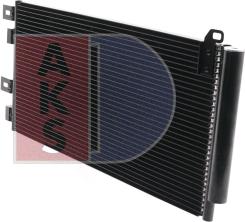 AKS Dasis 052006N - Condenser, air conditioning car-mod.net