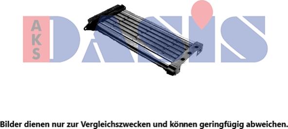 AKS Dasis 069009N - Heat Exchanger, interior heating car-mod.net