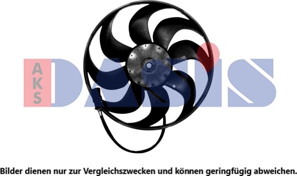 AKS Dasis 068095N - Fan, radiator car-mod.net