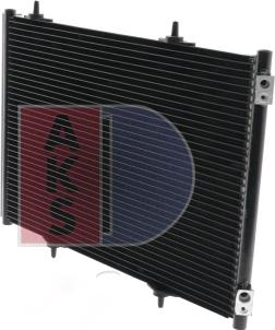 AKS Dasis 062013N - Condenser, air conditioning car-mod.net