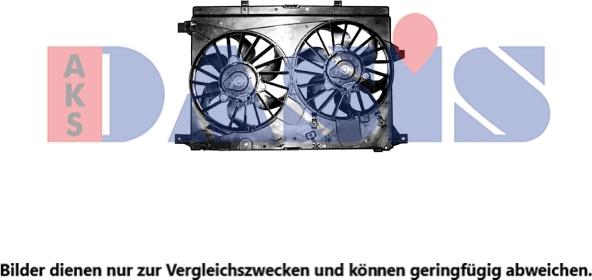 AKS Dasis 018020N - Fan, radiator car-mod.net