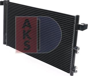 AKS Dasis 082056N - Condenser, air conditioning car-mod.net