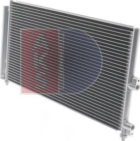 AKS Dasis 082033N - Condenser, air conditioning car-mod.net