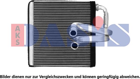 AKS Dasis 079011N - Heat Exchanger, interior heating car-mod.net