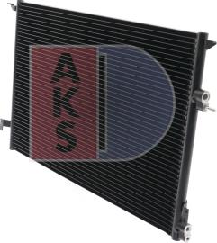 AKS Dasis 192001N - Condenser, air conditioning car-mod.net