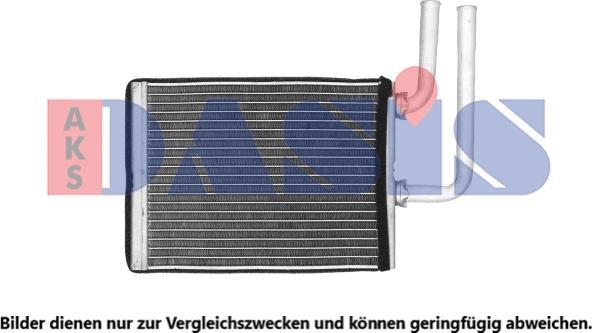 AKS Dasis 149005N - Heat Exchanger, interior heating car-mod.net