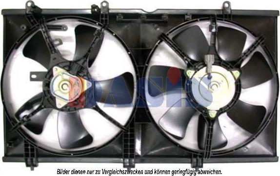 AKS Dasis 148012N - Fan, radiator car-mod.net