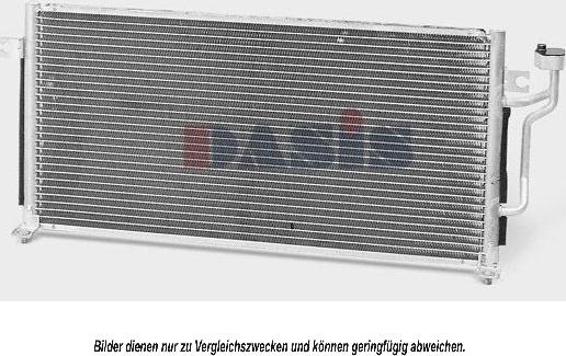AKS Dasis 142090N - Condenser, air conditioning car-mod.net