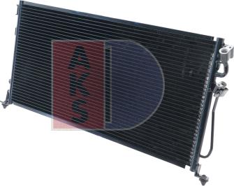 AKS Dasis 142018N - Condenser, air conditioning car-mod.net