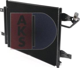 AKS Dasis 142023N - Condenser, air conditioning car-mod.net