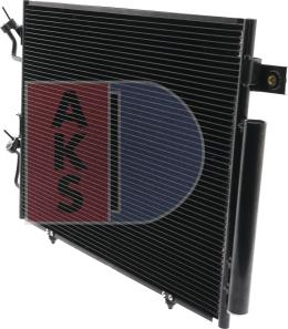 AKS Dasis 142022N - Condenser, air conditioning car-mod.net