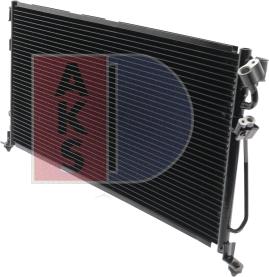 AKS Dasis 142150N - Condenser, air conditioning car-mod.net